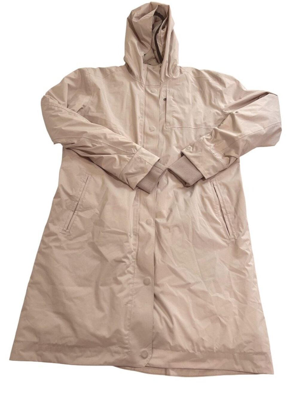 Holzweiler Thermore Hooded Coat in Blush